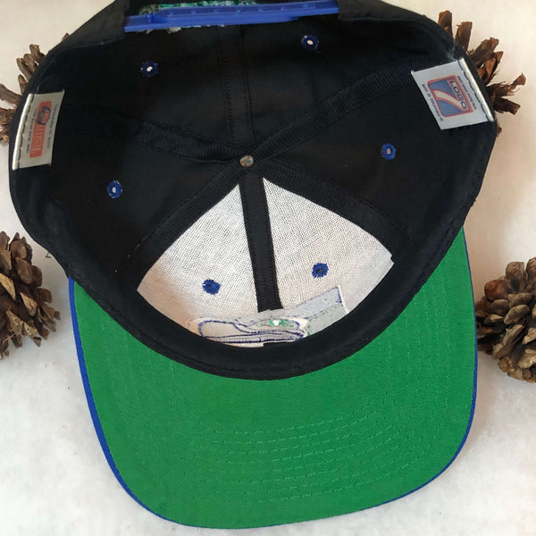 Vintage NFL Seattle Seahawks Logo 7 Twill Snapback Hat