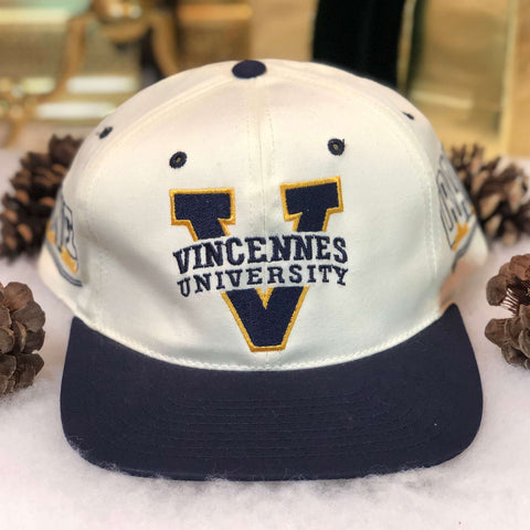 Vintage Deadstock NWOT NCAA Vincennes Trailblazers Twill Snapback Hat