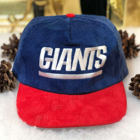 Vintage NFL New York Giants Starline Corduroy Snapback Hat