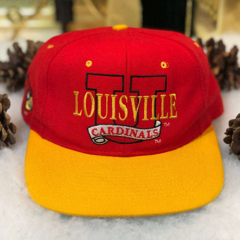 Vintage NCAA Louisville Cardinals HeadStart Wool Snapback Hat