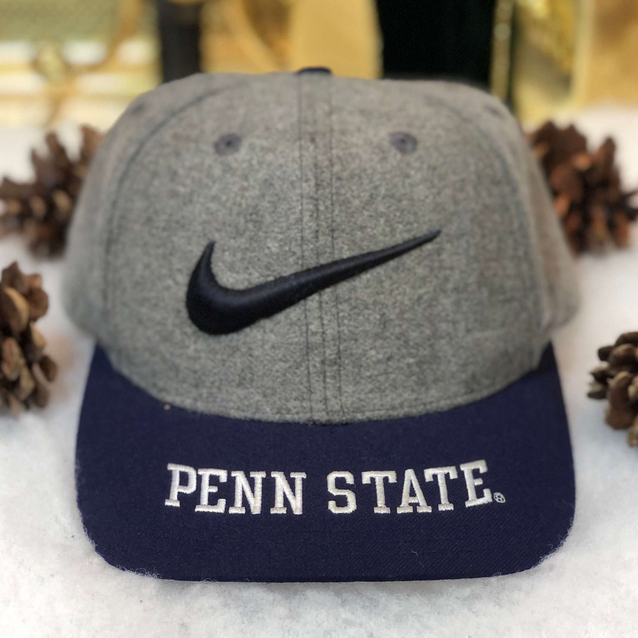 Vintage NCAA Penn State Nittany Lions Nike Melton Wool Snapback Hat