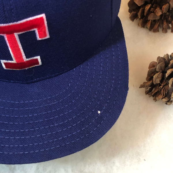 Vintage MLB Texas Rangers New Era Wool Fitted Hat 7 1/8