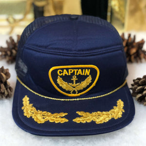 Vintage Captain Trucker Hat Snapback