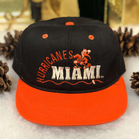 Vintage NCAA Miami Hurricanes #1 Apparel Tie-Back Hat
