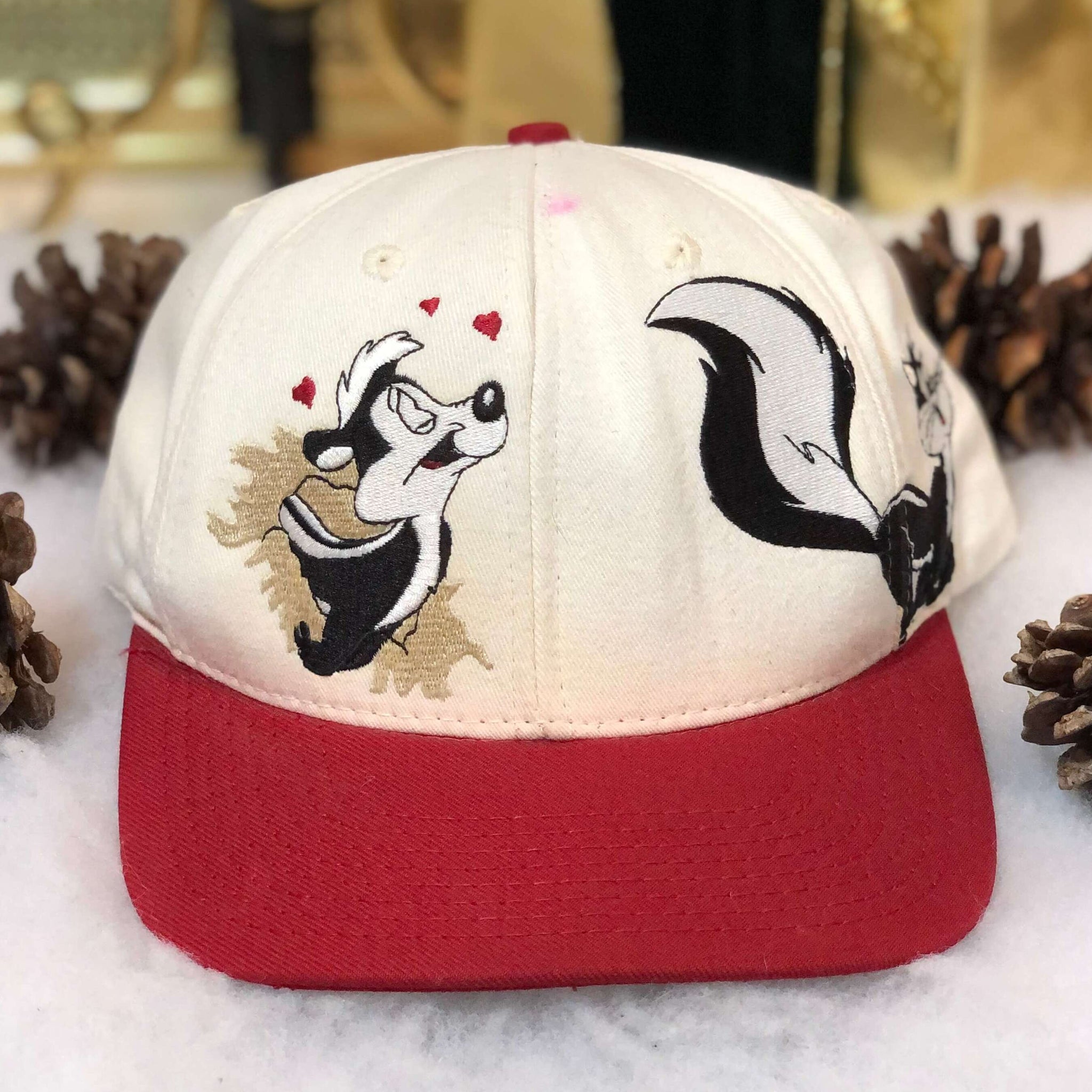 Vintage 1996 Looney Tunes Pepé Le Pew Snapback Hat