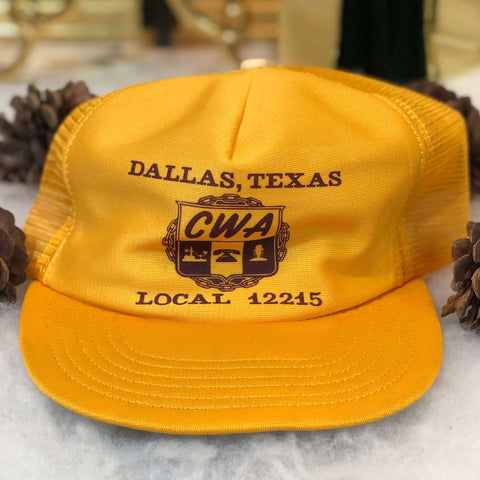 Vintage Dallas Texas CWA Local 12215 Trucker Hat