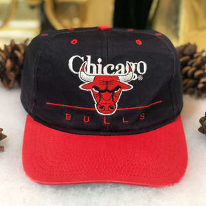Vintage NBA Chicago Bulls Twins Enterprise Bar Line Snapback Hat