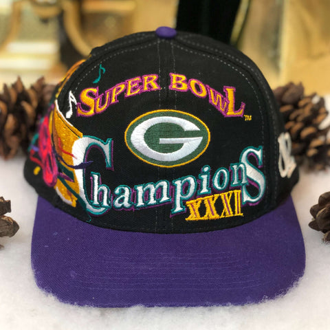 Vintage NFL Super Bowl XXXI Champions Green Bay Packers Logo Athletic Snapback Hat