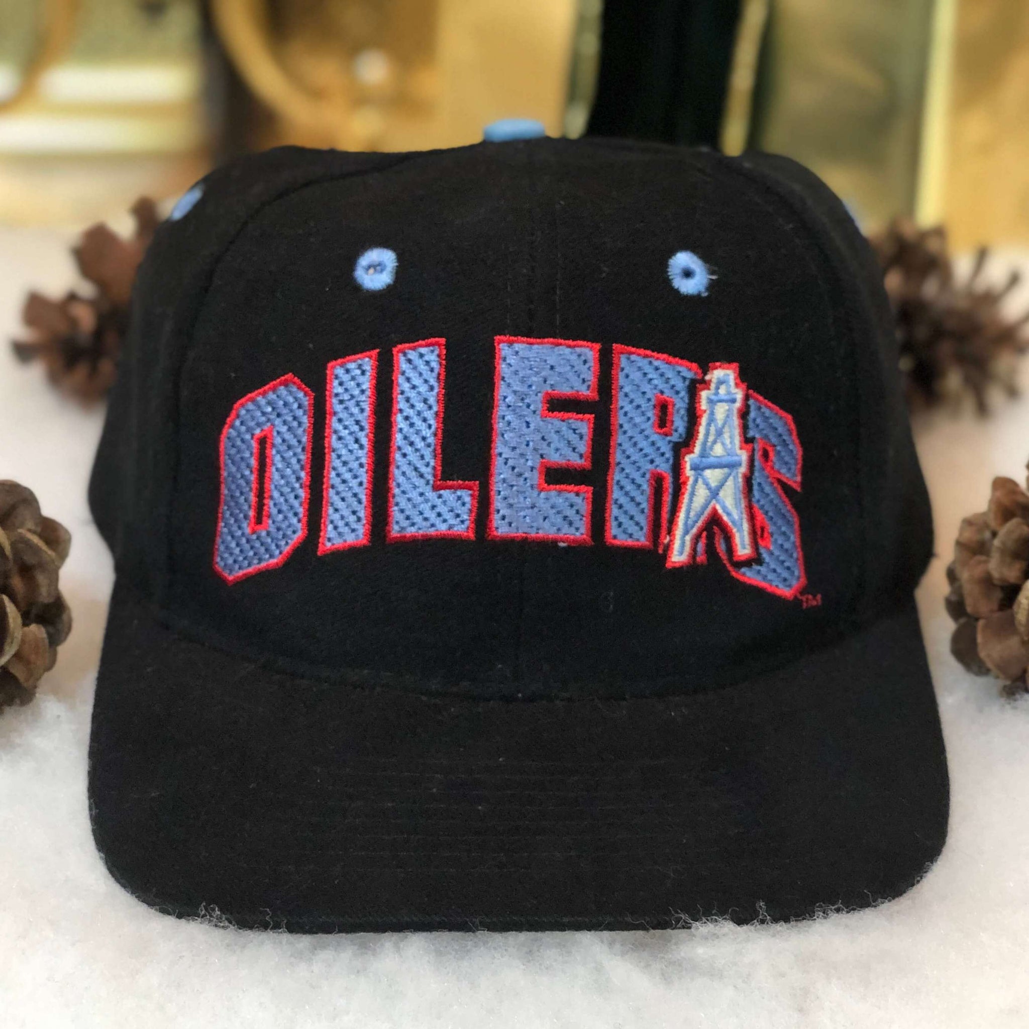 Vintage NFL Houston Oilers Drew Pearson Snapback Hat