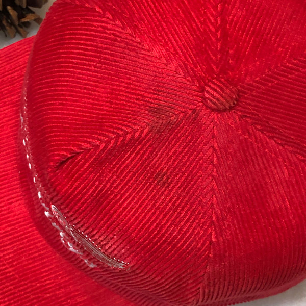Vintage NHL Detroit Red Wings Corduroy Snapback Hat