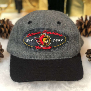 Vintage NHL Ottawa Senators Sports Specialties Melton Wool Strapback Hat