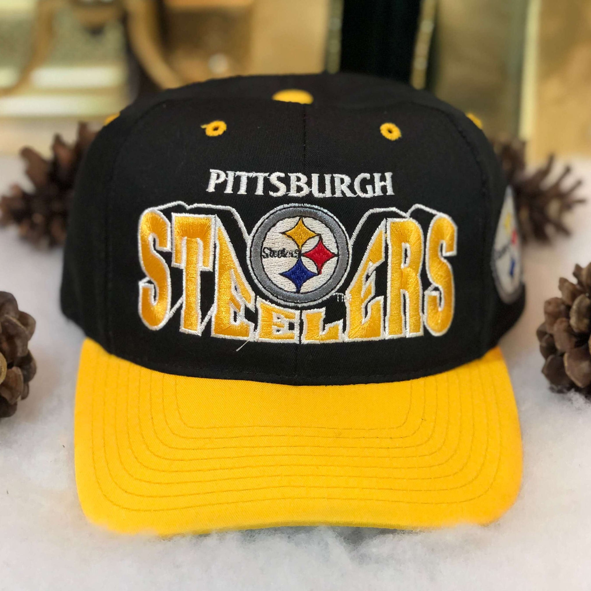 Vintage NFL Pittsburgh Steelers ANI Twill Snapback Hat