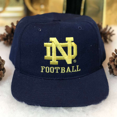 Vintage NCAA Notre Dame Fighting Irish Reebok Wool Snapback Hat