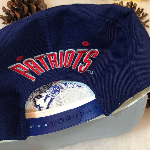 Vintage NFL New England Patriots KMG New Era Wool Snapback Hat