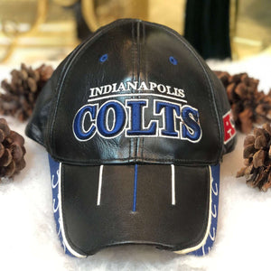 NFL Indianapolis Colts Reebok Leather Strapback Hat
