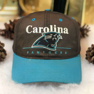 Vintage NFL Carolina Panthers Twins Enterprise Bar Line Twill Snapback Hat