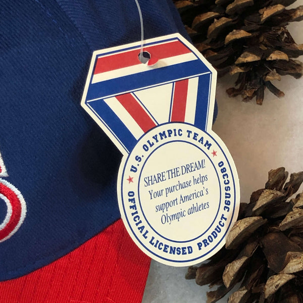 Vintage Deadstock NWT USA Olympics Starter Snapback Hat