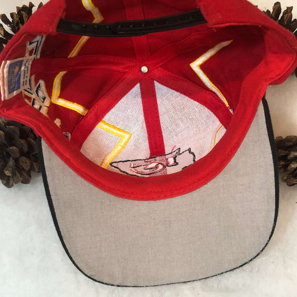 Vintage NFL Kansas City Chiefs Drew Pearson Bolt Snapback Hat