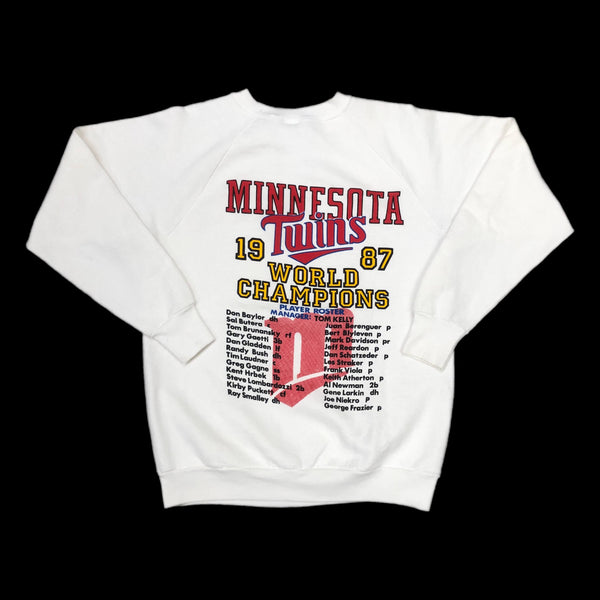 Vintage MLB Minnesota Twins 1987 World Champions Crewneck Sweatshirt (L)