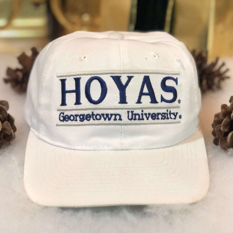 Vintage NCAA Georgetown Hoyas The Game Split Bar Twill Snapback Hat