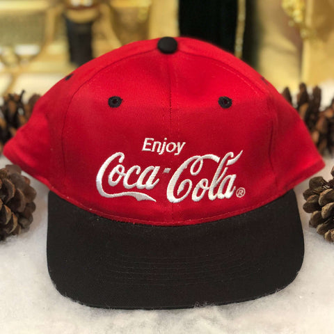 Vintage Deadstock NWOT Coca-Cola Twill Snapback Hat