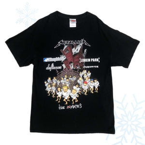 Vintage 2003 Summer Sanitarium Tour Metallica Linkin Park Limp Bizkit Deftones Mudvayne T-Shirt (L)