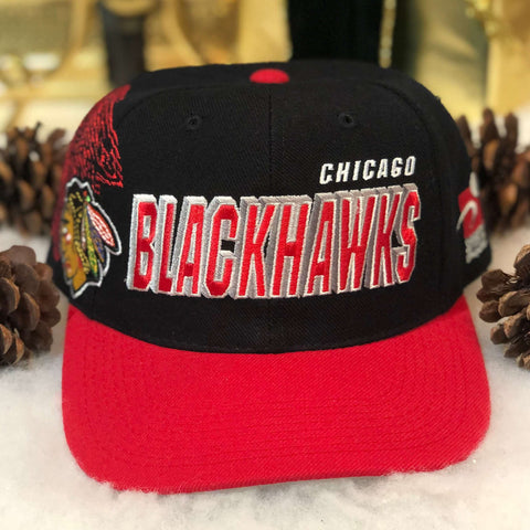 Vintage NHL Chicago Blackhawks Sports Specialties Shadow Snapback Hat