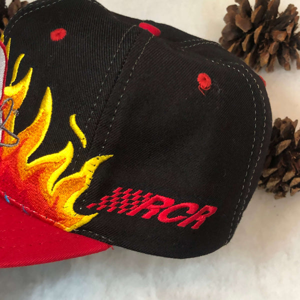 Vintage NASCAR Dale Earnhardt On Fire Wool Snapback Hat