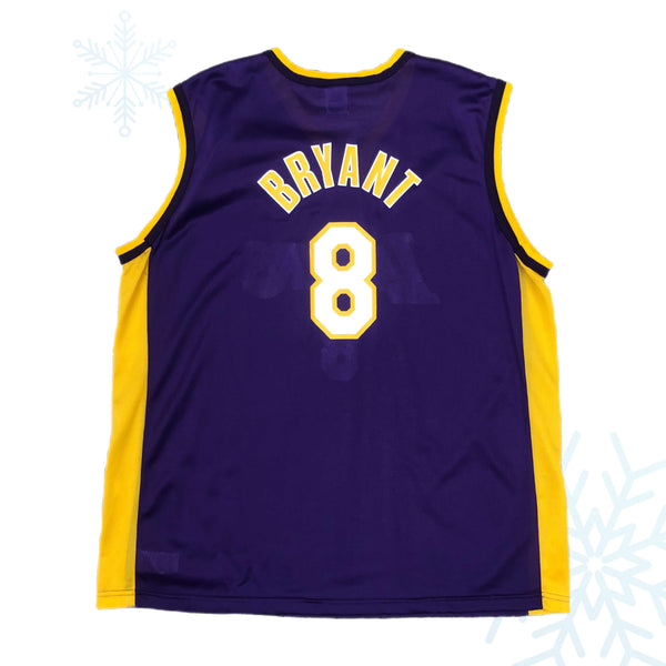Vintage Deadstock NWOT NBA Los Angeles Lakers Kobe Bryant Champion Jersey Size 44
