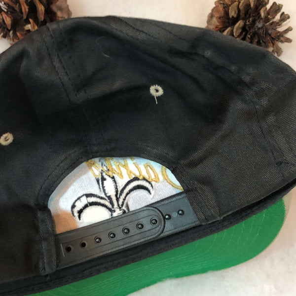 Vintage Deadstock NWOT NFL New Orleans Saints AJD Twill Snapback Hat