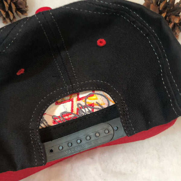 Vintage NASCAR Dale Earnhardt On Fire Wool Snapback Hat