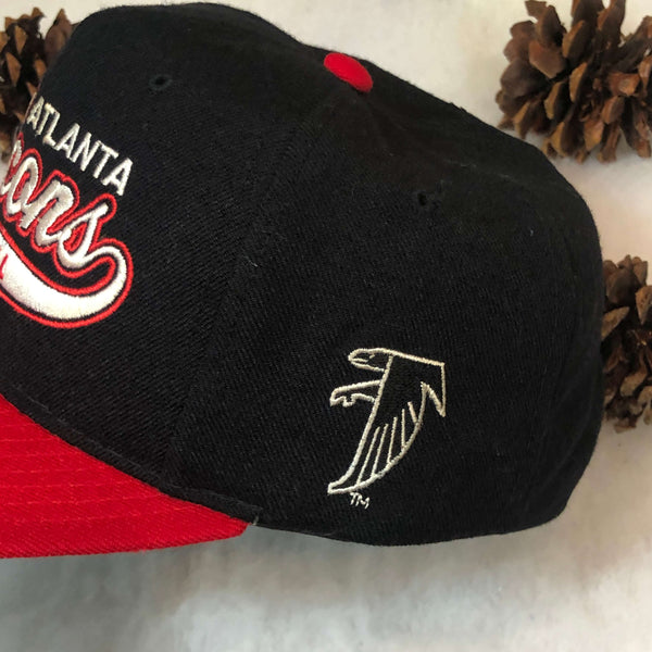 Vintage NFL Atlanta Falcons Starter Tailsweep Script Wool Snapback Hat