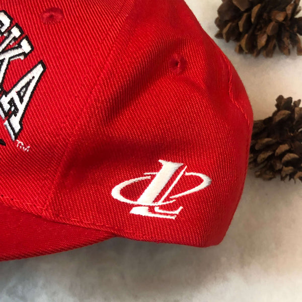 Vintage Deadstock NWT NCAA Nebraska Cornhuskers Logo Athletic Spike Snapback Hat