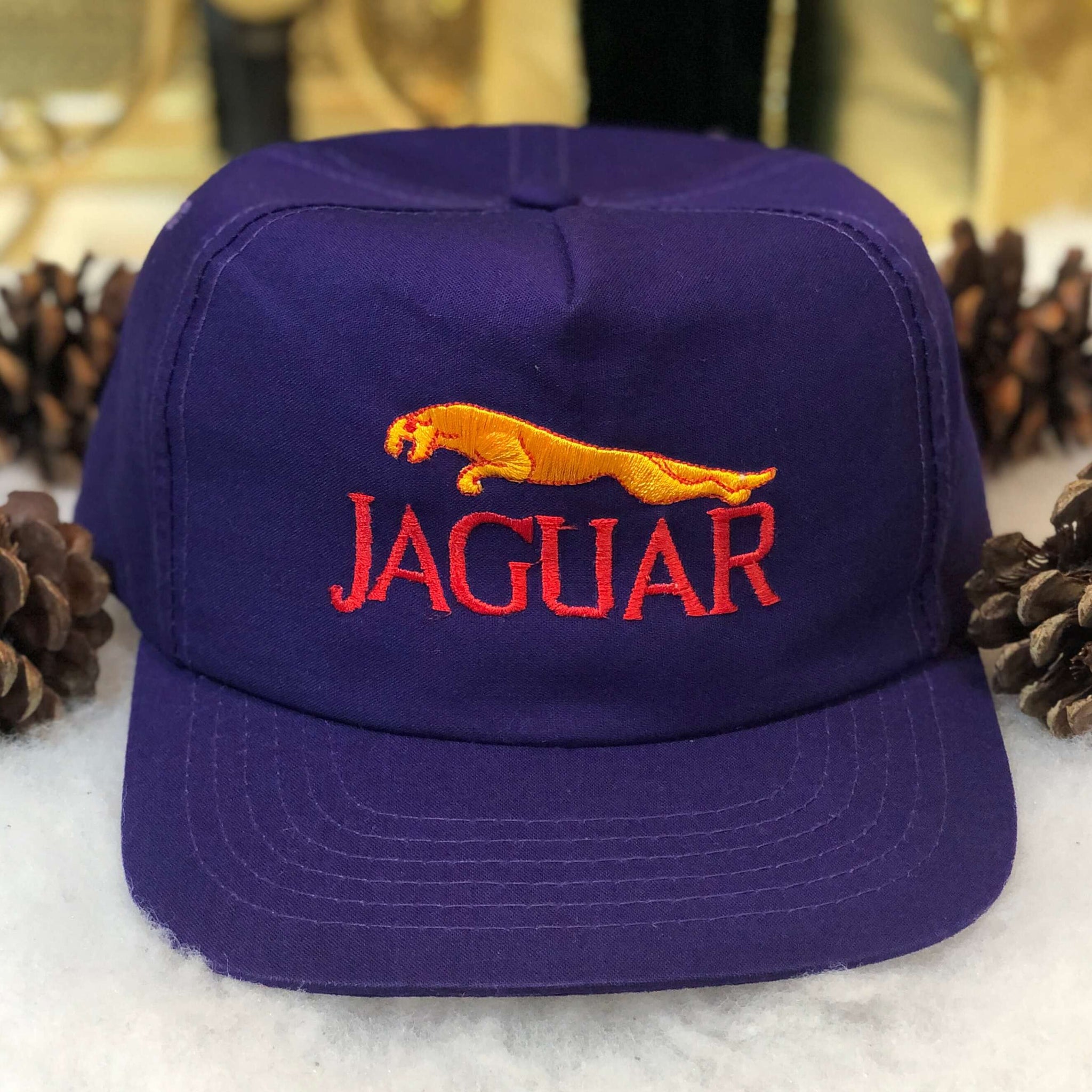 Vintage Jaguar Car Snapback Hat