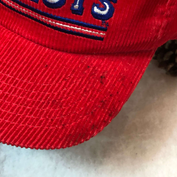 Vintage NFL New England Patriots Drew Pearson Corduroy Snapback Hat
