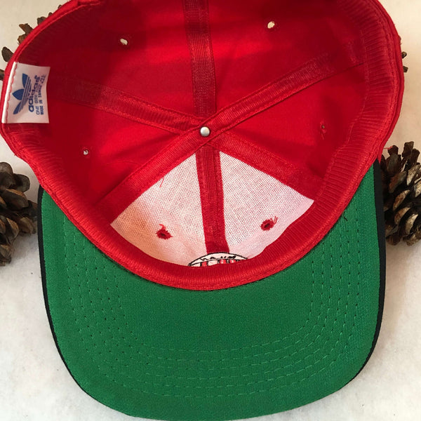 Vintage AC Milan Adidas Soccer Twill Snapback Hat