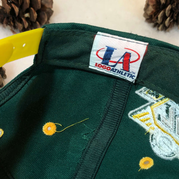Vintage NFL Green Bay Packers 75th Anniversary Logo Athletic Wool Snapback Hat