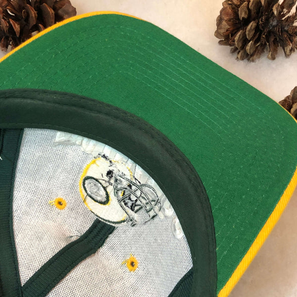Vintage NFL Green Bay Packers 75th Anniversary Logo Athletic Wool Snapback Hat
