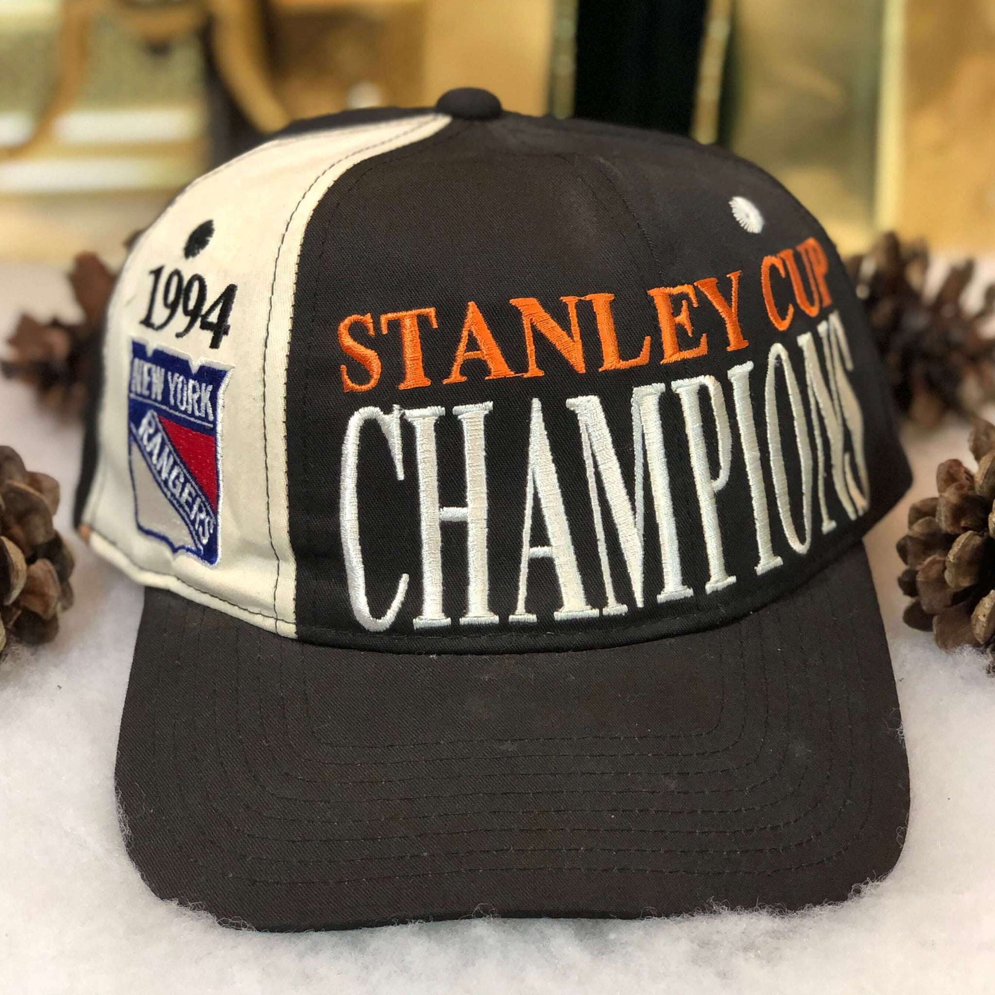 Vintage 1994 NHL Stanley Cup Champions New York Rangers Starter Twill Snapback Hat