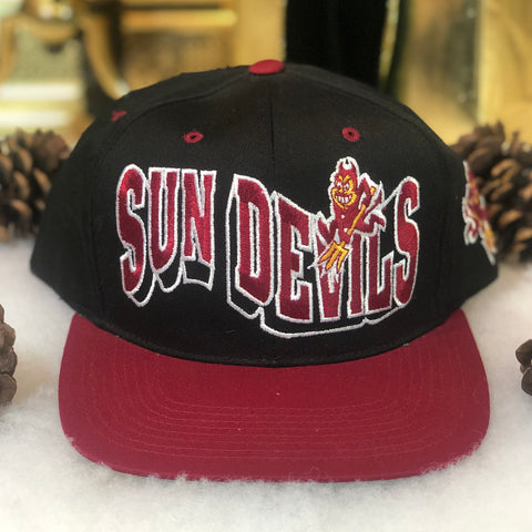 Vintage Deadstock NWOT NCAA Arizona State Sun Devils The G Cap Wave Snapback Hat
