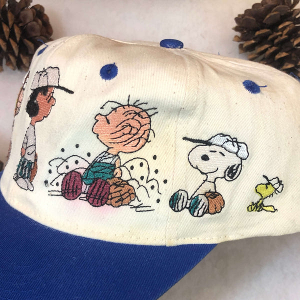 Vintage Peanuts Baseball Snapback Hat