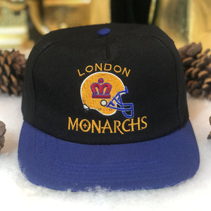 Vintage London Monarchs World Football League Snapback Hat