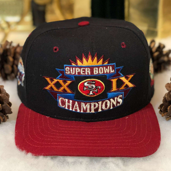 Vintage NFL San Francisco 49ers Super Bowl XXIX Champions New Era Wool Snapback Hat