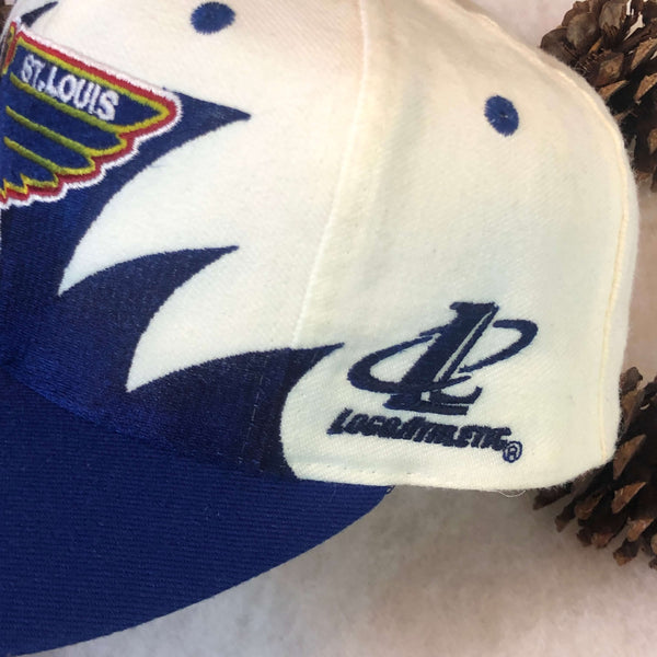 Vintage NHL St. Louis Blues Logo Athletic Sharktooth Snapback Hat