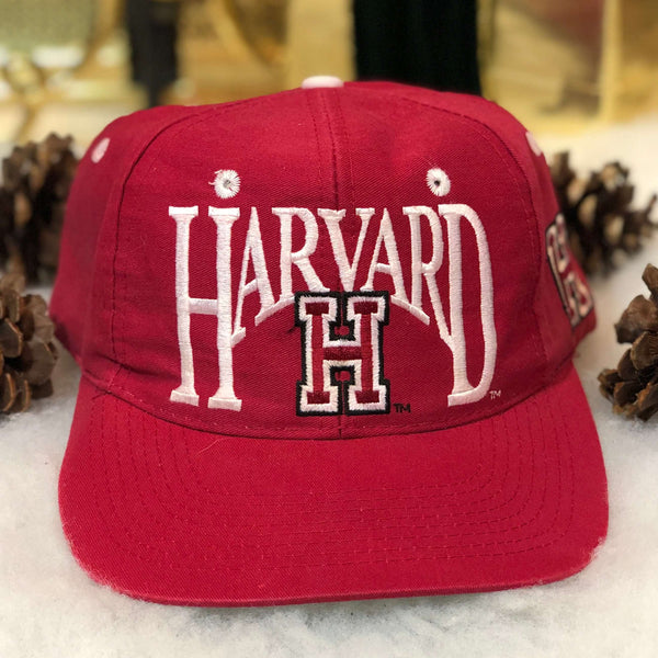 Vintage NCAA Harvard Crimson The Game Twill Snapback Hat