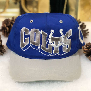 Vintage NFL Indianapolis Colts The G Cap Wave Twill Snapback Hat