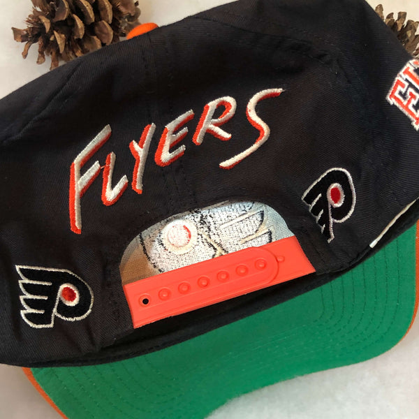 Vintage NHL Philadelphia Flyers Twins Enterprise Backtalk Twill Snapback Hat