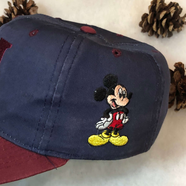 Vintage Disney Mickey Mouse Twill Snapback Hat