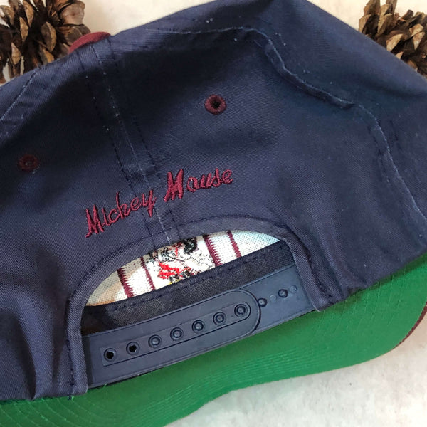 Vintage Disney Mickey Mouse Twill Snapback Hat