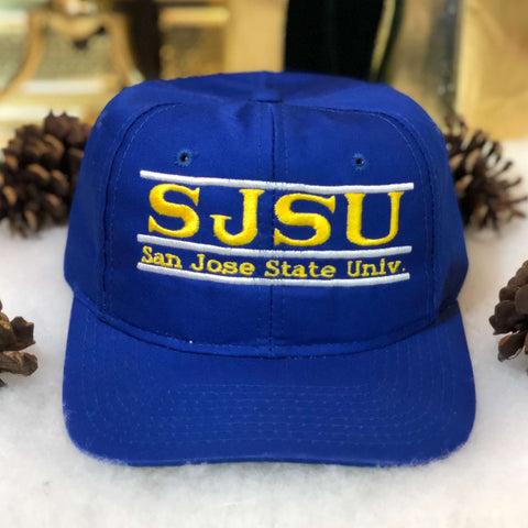 Vintage NCAA SJSU San Jose State Spartans The Game Split Bar Snapback Hat